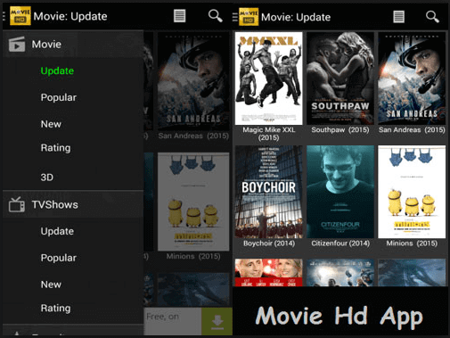 new movies hd app